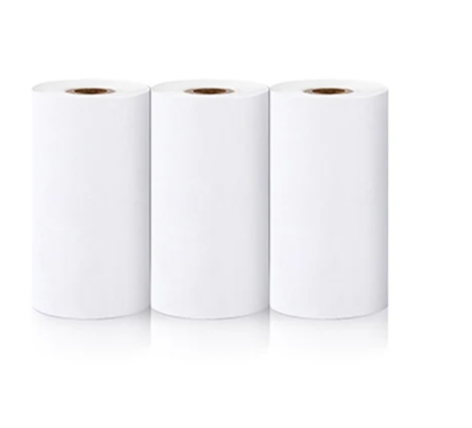 Pack de 3 rouleaux de papier blanc